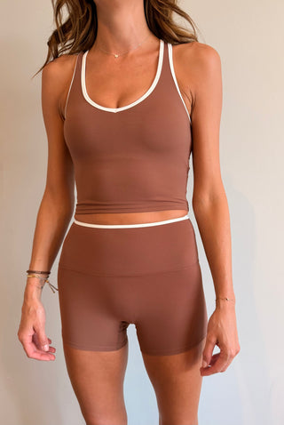 The Align Tank in Tan