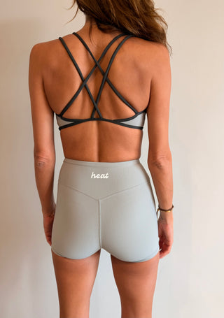 The Ripple Crop in Grey