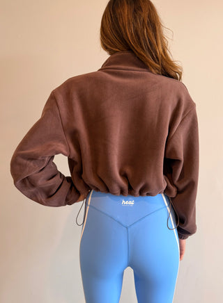 The Afterglow Fleece in Brown