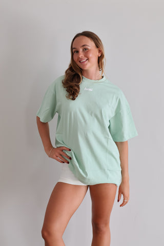 The Oversized Tee in Mint