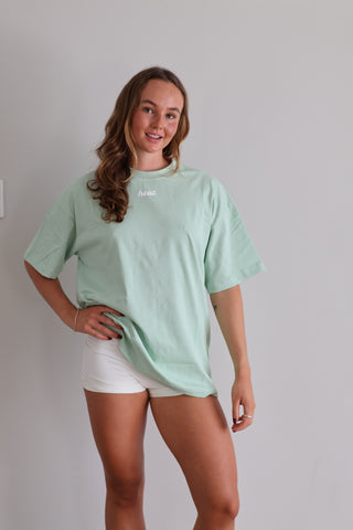 The Oversized Tee in Mint