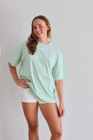 The Oversized Tee in Mint