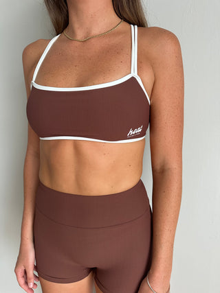 The Ripple Crop in Brown