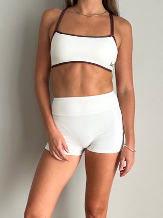 The Ripple Crop in White