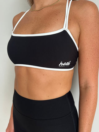 The Ripple Crop in Black