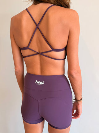 The Double Cross Short in Purple