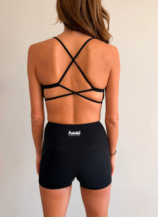The Double Cross Short in Black